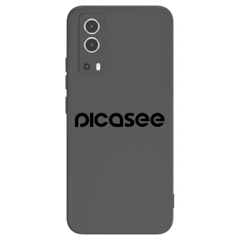 Picasee Vivo Y72 5G Hülle - Schwarzes Silikon - Picasee - new logo - black