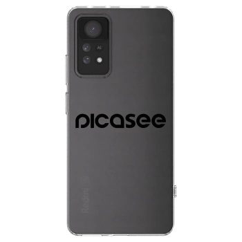 Picasee Xiaomi Redmi Note 11 Pro 5G Hülle - Transparentes Silikon - Picasee - new logo - black