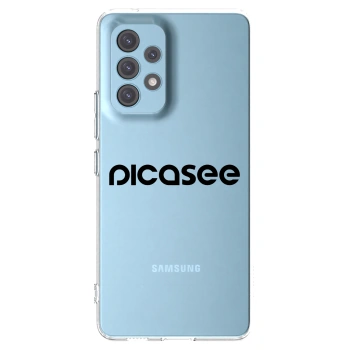 Picasee Samsung Galaxy A53 5G A536 Hülle - Transparentes Silikon - Picasee - new logo - black