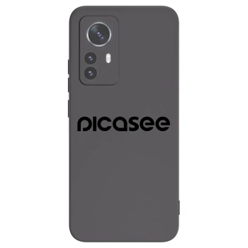 Picasee Xiaomi 12 Pro Hülle - Schwarzes Silikon - Picasee - new logo - black