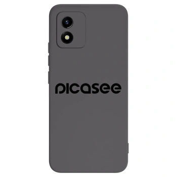 Picasee Vivo Y01 Hülle - Schwarzes Silikon - Picasee - new logo - black