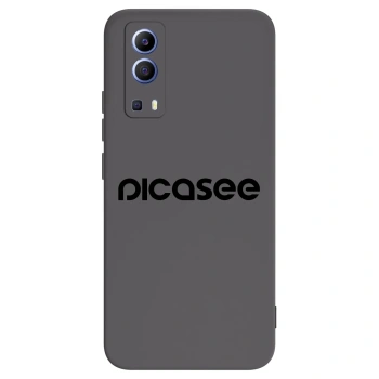 Picasee Vivo Y52 5G Hülle - Schwarzes Silikon - Picasee - new logo - black