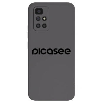 Picasee Xiaomi Redmi 10 (2022) Hülle - Schwarzes Silikon - Picasee - new logo - black