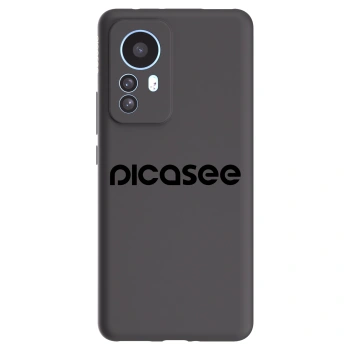 Picasee Xiaomi 12T Pro Hülle - Schwarzes Silikon - Picasee - new logo - black