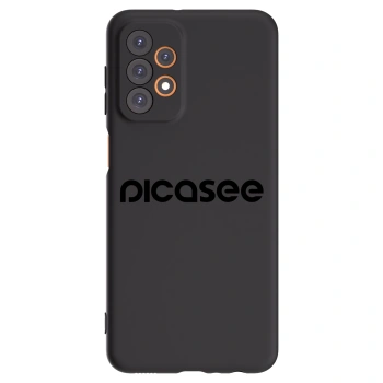 Picasee Samsung Galaxy A23 A235F 4G Hülle - Schwarzes Silikon - Picasee - new logo - black