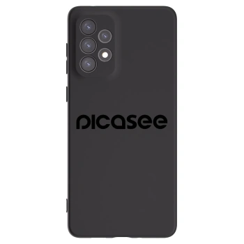 Picasee Samsung Galaxy A73 5G Hülle - Schwarzes Silikon - Picasee - new logo - black