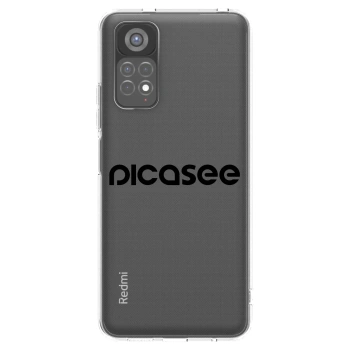 Picasee Xiaomi Redmi Note 11S 5G Hülle - Transparentes Silikon - Picasee - new logo - black