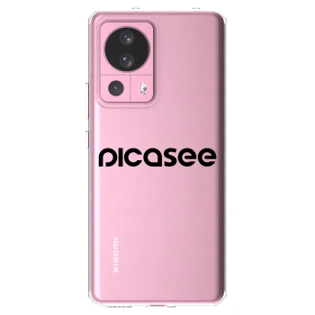 Picasee Xiaomi 13 Lite Hülle - Transparentes Silikon - Picasee - new logo - black