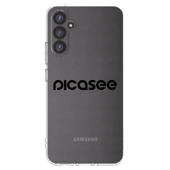 Picasee Samsung Galaxy A34 5G A346B Hülle - Transparentes Silikon - Picasee - new logo - black