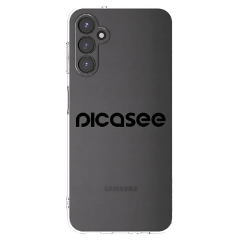 Picasee Samsung Galaxy A14 5G A146P Hülle - Transparentes Silikon - Picasee - new logo - black