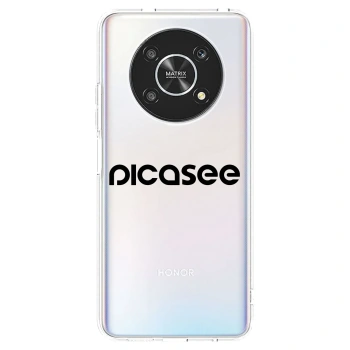 Picasee Honor Magic4 Lite 5G Hülle - Transparentes Silikon - Picasee - new logo - black