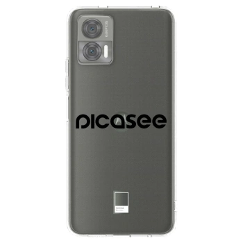 Picasee Motorola Edge 30 Neo Hülle - Transparentes Silikon - Picasee - new logo - black