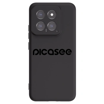 Picasee Xiaomi 14 Hülle - Schwarzes Silikon - Picasee - new logo - black