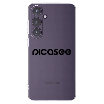 Picasee Samsung Galaxy S24+ S926B 5G Hülle - Transparentes Silikon - Picasee - new logo - black