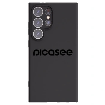 Picasee Samsung Galaxy S24 Ultra S928B 5G Hülle - Schwarzes Silikon - Picasee - new logo - black