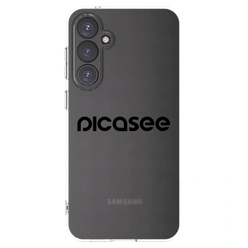 Picasee Samsung Galaxy S23 FE S711B Hülle - Transparentes Silikon - Picasee - new logo - black