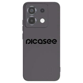 Picasee Xiaomi Poco X6 Hülle - Schwarzes Silikon - Picasee - new logo - black