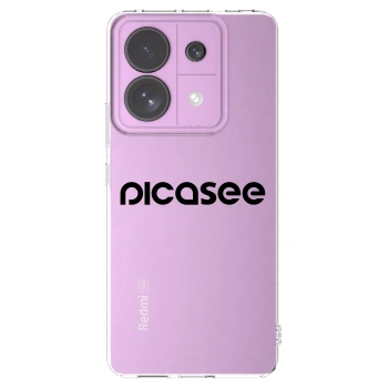 Picasee Xiaomi Redmi Note 13 Pro 5G Hülle - Transparentes Silikon - Picasee - new logo - black