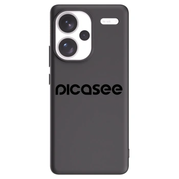 Picasee Xiaomi Redmi Note 13 Pro+ 5G Hülle - Schwarzes Silikon - Picasee - new logo - black