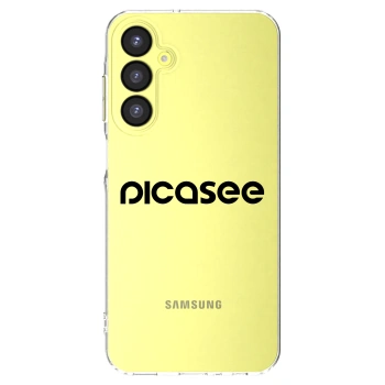Picasee Samsung Galaxy A25 A256B 5G Hülle - Transparentes Silikon - Picasee - new logo - black