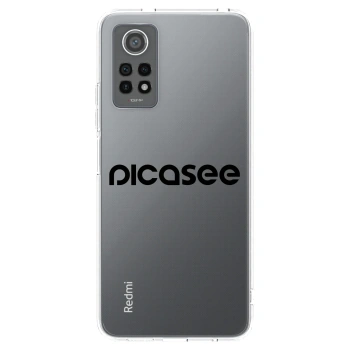 Picasee Xiaomi Redmi Note 12 Pro 4G Hülle - Transparentes Silikon - Picasee - new logo - black