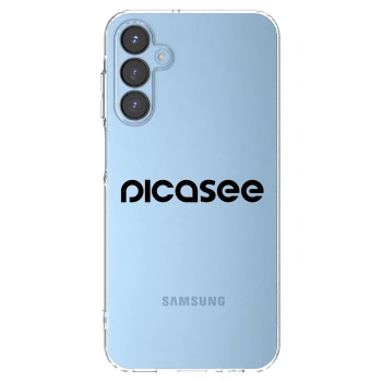 Picasee Samsung Galaxy A15 A156B 5G Hülle - Transparentes Silikon - Picasee - new logo - black