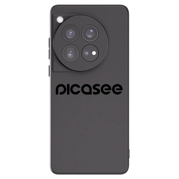 Picasee OnePlus 12 5G Hülle - Schwarzes Silikon - Picasee - new logo - black