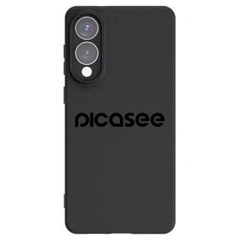 Picasee Samsung Galaxy S25 Edge 5G Hülle - Schwarzes Silikon - Picasee - new logo - black