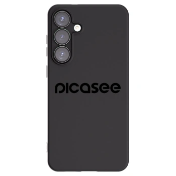 Picasee Samsung Galaxy S25+ 5G Hülle - Schwarzes Silikon - Picasee - new logo - black