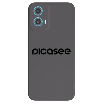 Picasee Motorola Moto G34 5G Hülle - Schwarzes Silikon - Picasee - new logo - black