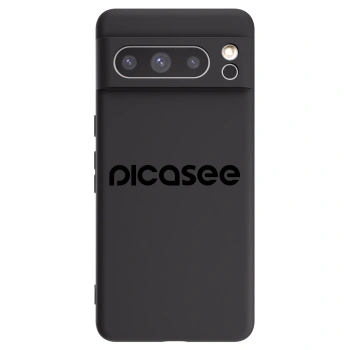 Picasee Google Pixel 8 Pro Hülle - Schwarzes Silikon - Picasee - new logo - black