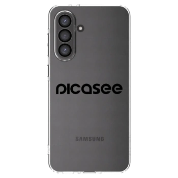 Picasee Samsung Galaxy A56 5G A566B Hülle - Transparentes Silikon - Picasee - new logo - black