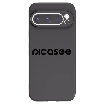 Picasee Google Pixel 9 Pro Hülle - Schwarzes Silikon - Picasee - new logo - black