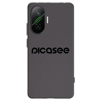 Picasee Xiaomi Poco F7 5G Hülle - Schwarzes Silikon - Picasee - new logo - black
