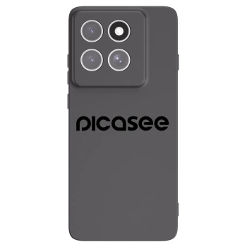 Picasee Motorola Edge 60 Pro Hülle - Schwarzes Silikon - Picasee - new logo - black