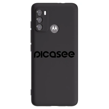 Picasee Motorola Edge 60 5G Hülle - Schwarzes Silikon - Picasee - new logo - black