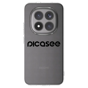 Picasee Xiaomi Redmi Note 15 Pro+ Hülle - Transparentes Silikon - Picasee - new logo - black