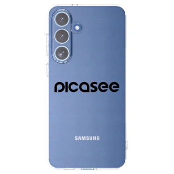 Picasee Samsung Galaxy S25 FE 5G Hülle - Transparentes Silikon - Picasee - new logo - black