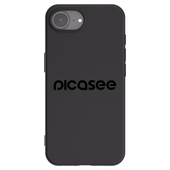 Picasee Apple iPhone 17e Hülle - Schwarzes Silikon - Picasee - new logo - black