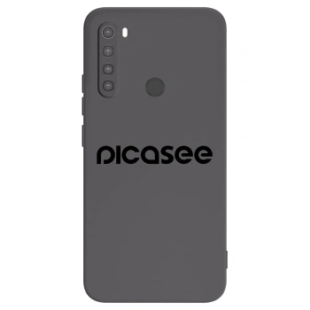 Picasee Xiaomi Redmi Note 8 Hülle - Schwarzes Silikon - Picasee - new logo - black