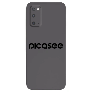Picasee Samsung Galaxy S20 G980F Hülle - Schwarzes Silikon - Picasee - new logo - black