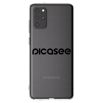 Picasee Samsung Galaxy S20+ G985F Hülle - Transparentes Silikon - Picasee - new logo - black
