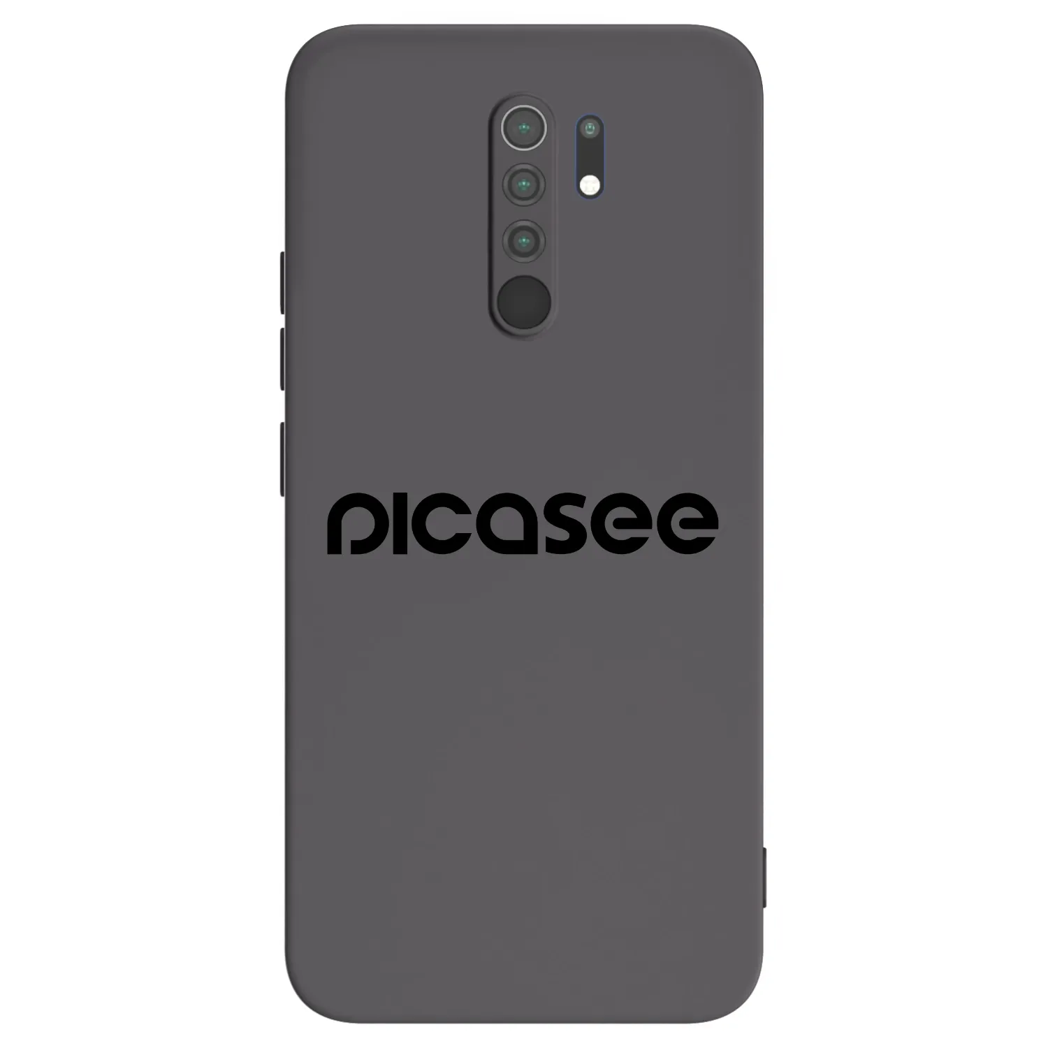 Picasee Xiaomi Redmi 9 Hülle - Schwarzes Silikon - Picasee - new logo - black
