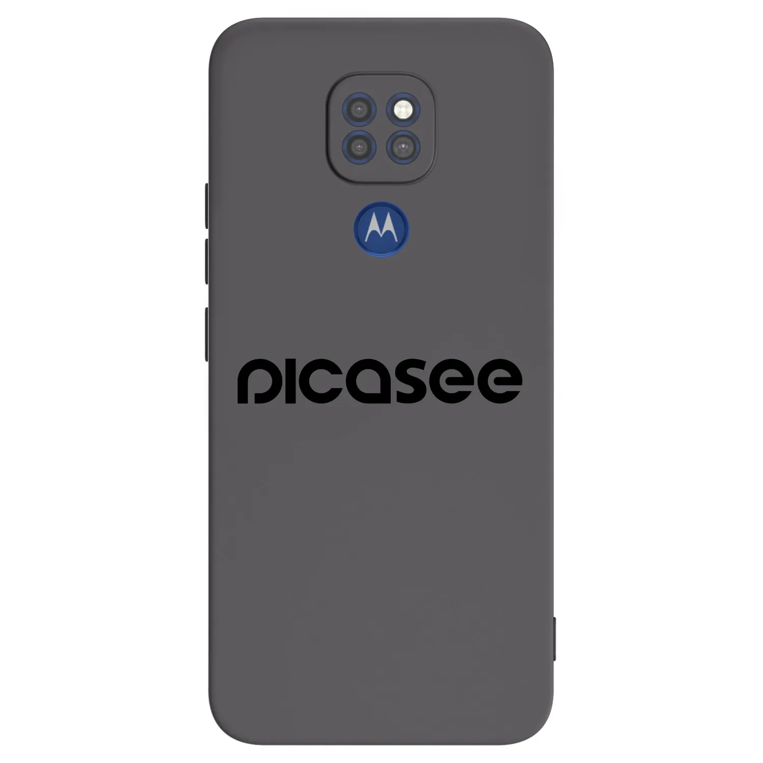 Picasee Motorola Moto G9 Play Hülle - Schwarzes Silikon - Picasee - new logo - black