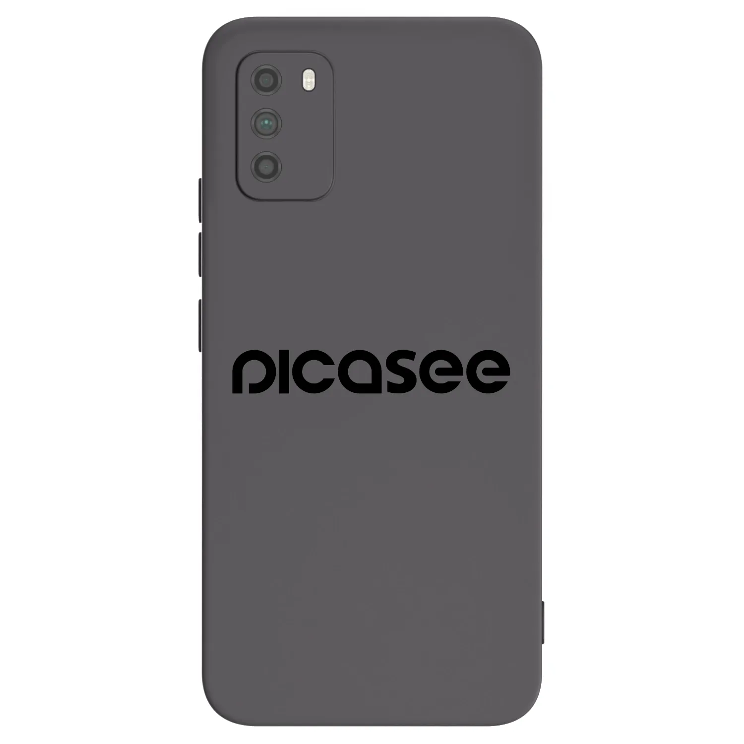 Picasee Xiaomi Poco M3 Hülle - Schwarzes Silikon - Picasee - new logo - black