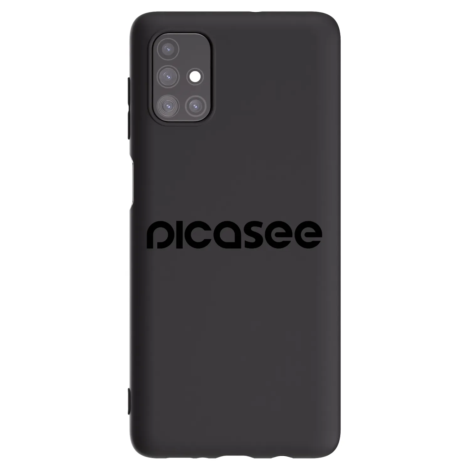 Picasee Samsung Galaxy M51 M515F Hülle - Schwarzes Silikon - Picasee - new logo - black