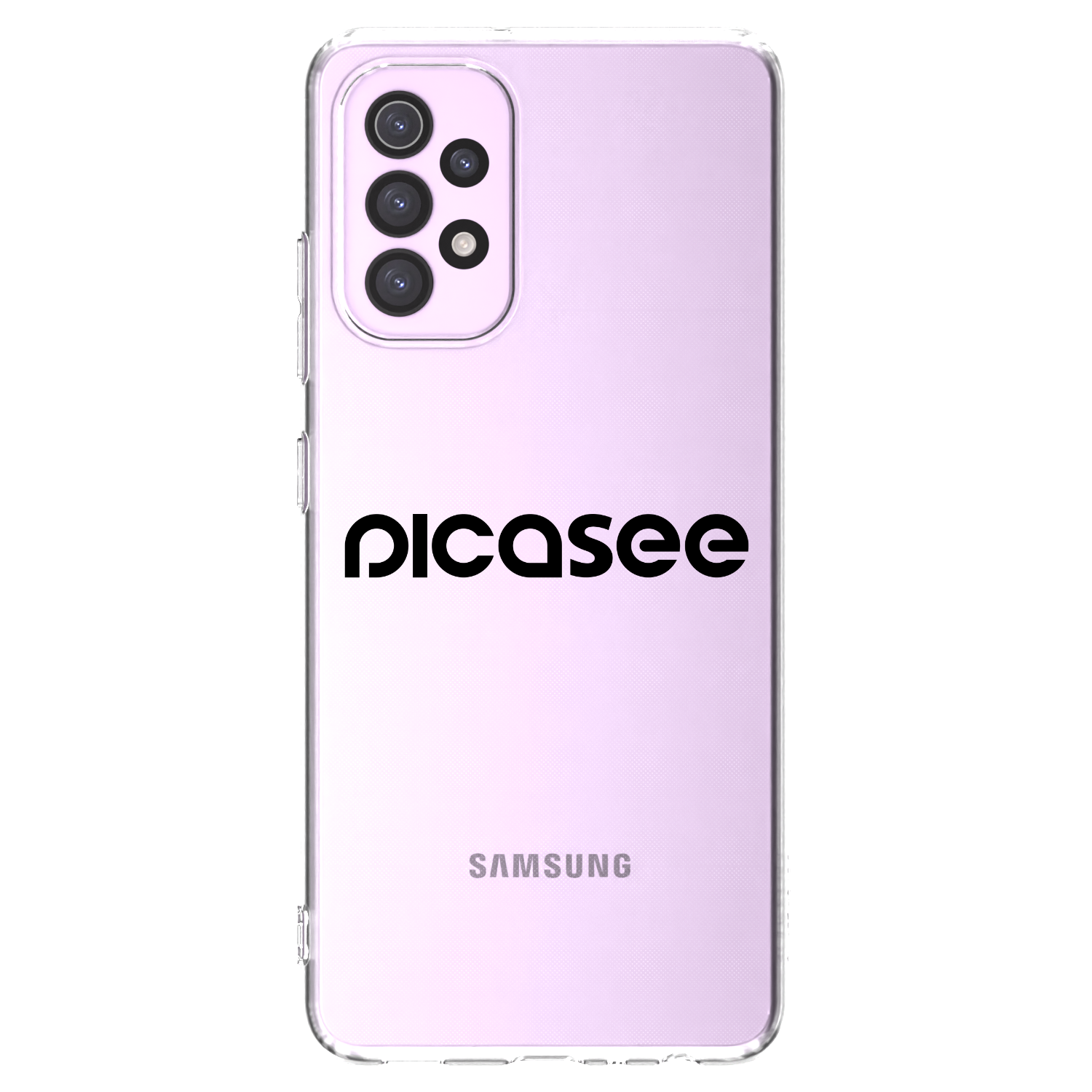 Picasee Samsung Galaxy A32 5G A326B Hülle - Transparentes Silikon - Picasee - new logo - black