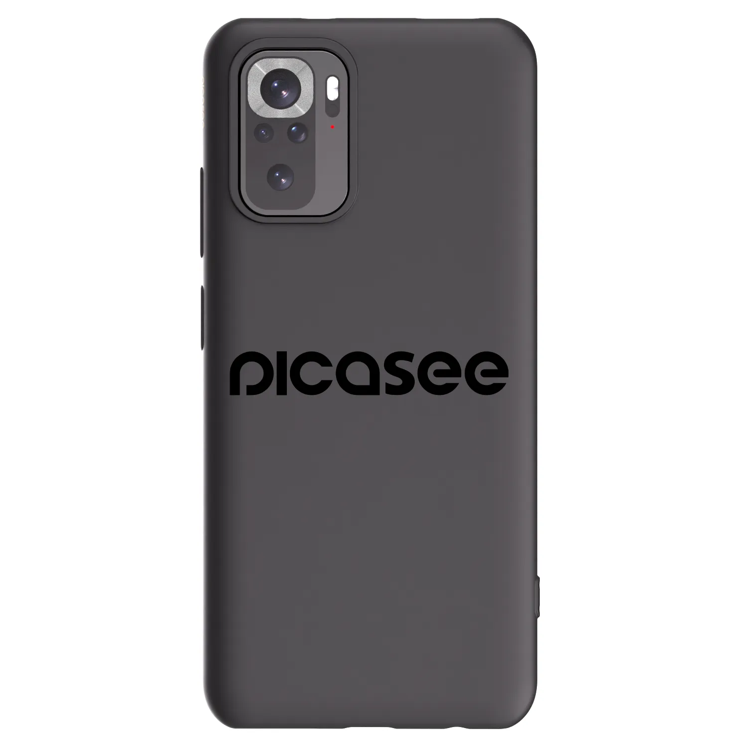 Picasee Xiaomi Redmi Note 10S Hülle - Schwarzes Silikon - Picasee - new logo - black
