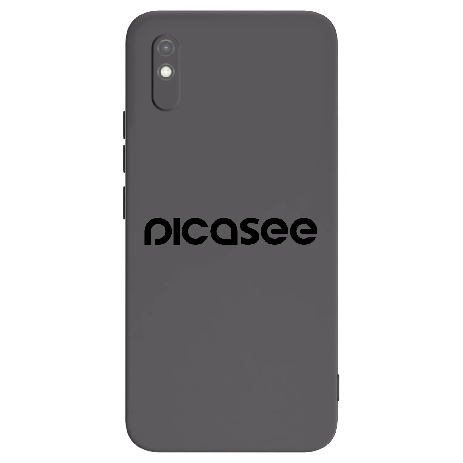 Picasee Xiaomi Redmi 9AT Hülle - Schwarzes Silikon - Picasee - new logo - black