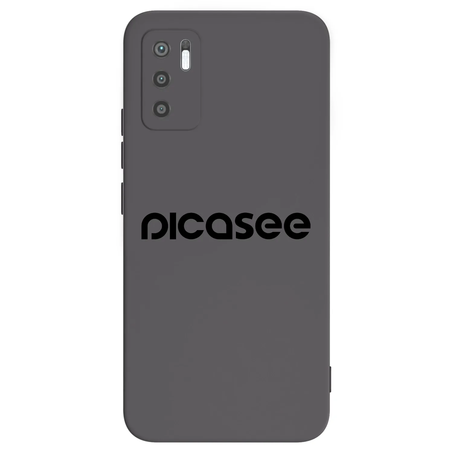 Picasee Xiaomi Redmi Note 10 5G Hülle - Schwarzes Silikon - Picasee - new logo - black